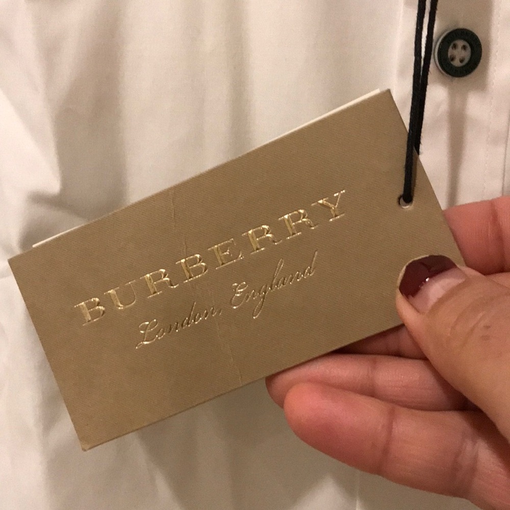 100% authentic Burberry button down shirt size XL - Picture 2 of 16